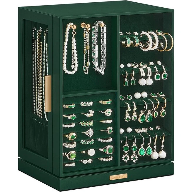 Jewelry Storage Case with 5 Drawers - 6.3D x 8.7W x 11.2H
