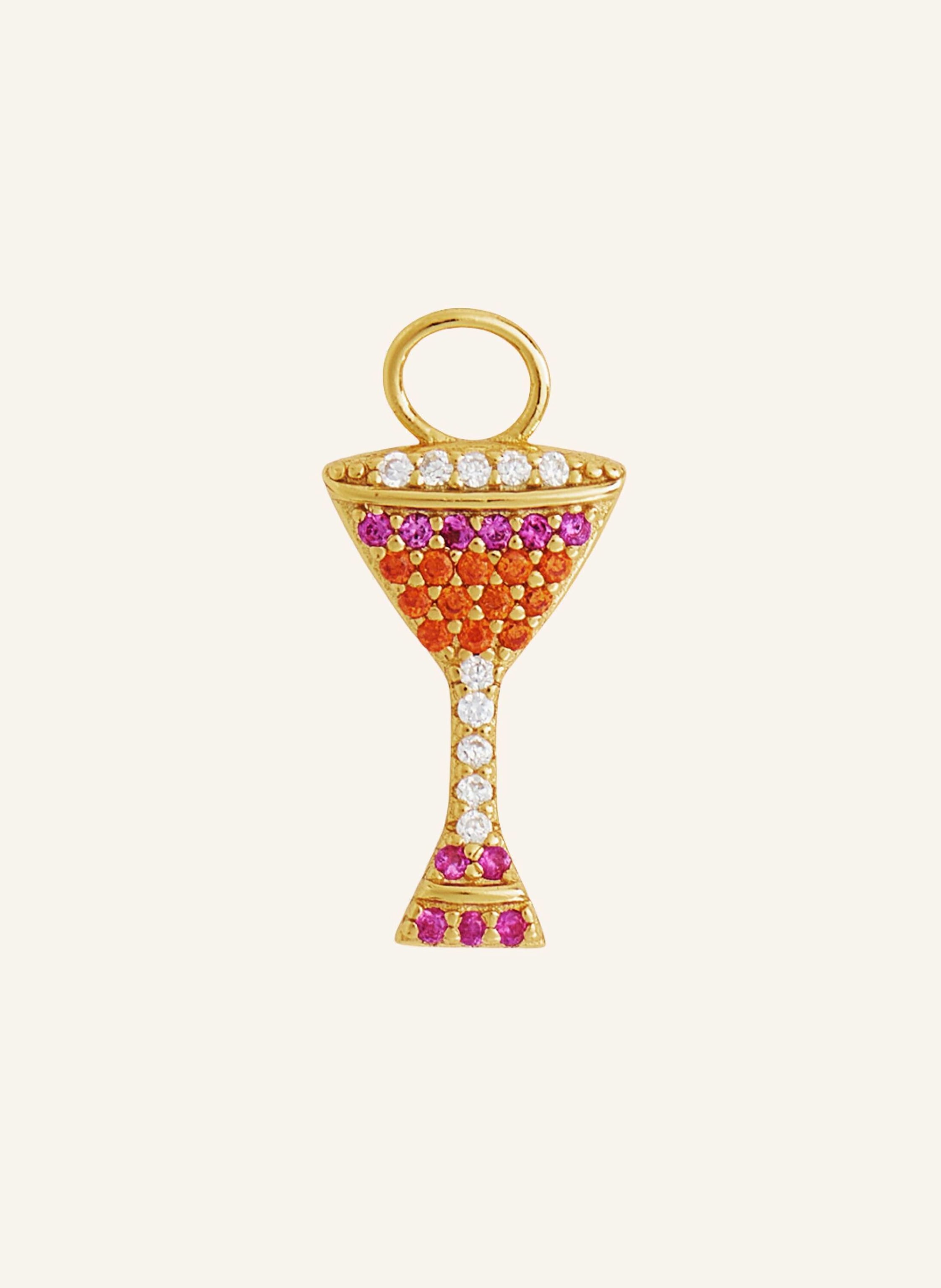 OHH LUILU Anhänger CHEERS TO ME O’ CLOCK by GLAMBOU