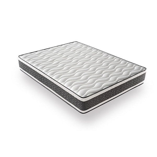 Matelas Ressorts Ensachés 140x200 Montecarlo,Ferme, Réversible, Côté été/hiver, H25 Cm