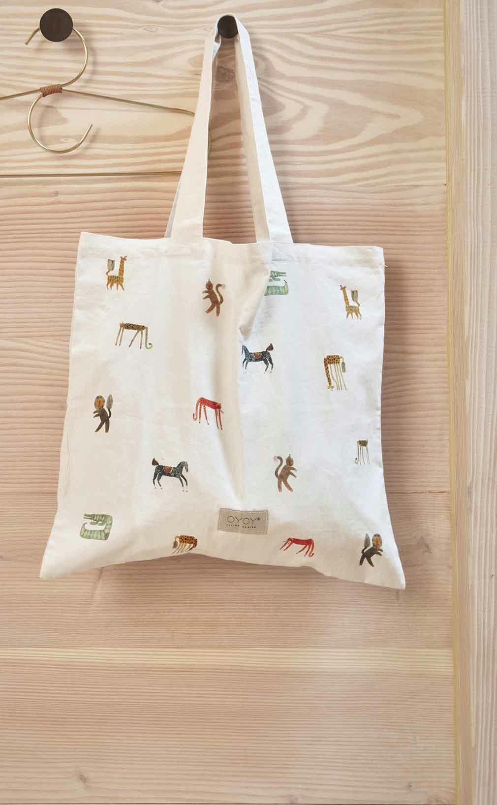 MOIRA - Sac blanc en coton organique H43x48cm