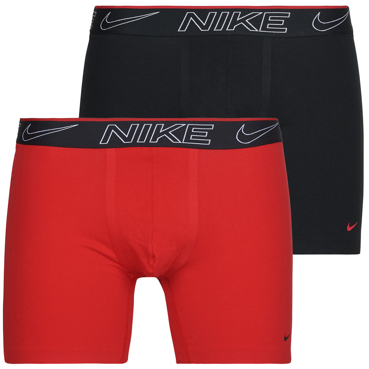 Nike - BOXER BRIEF 2PK - Black / Red
