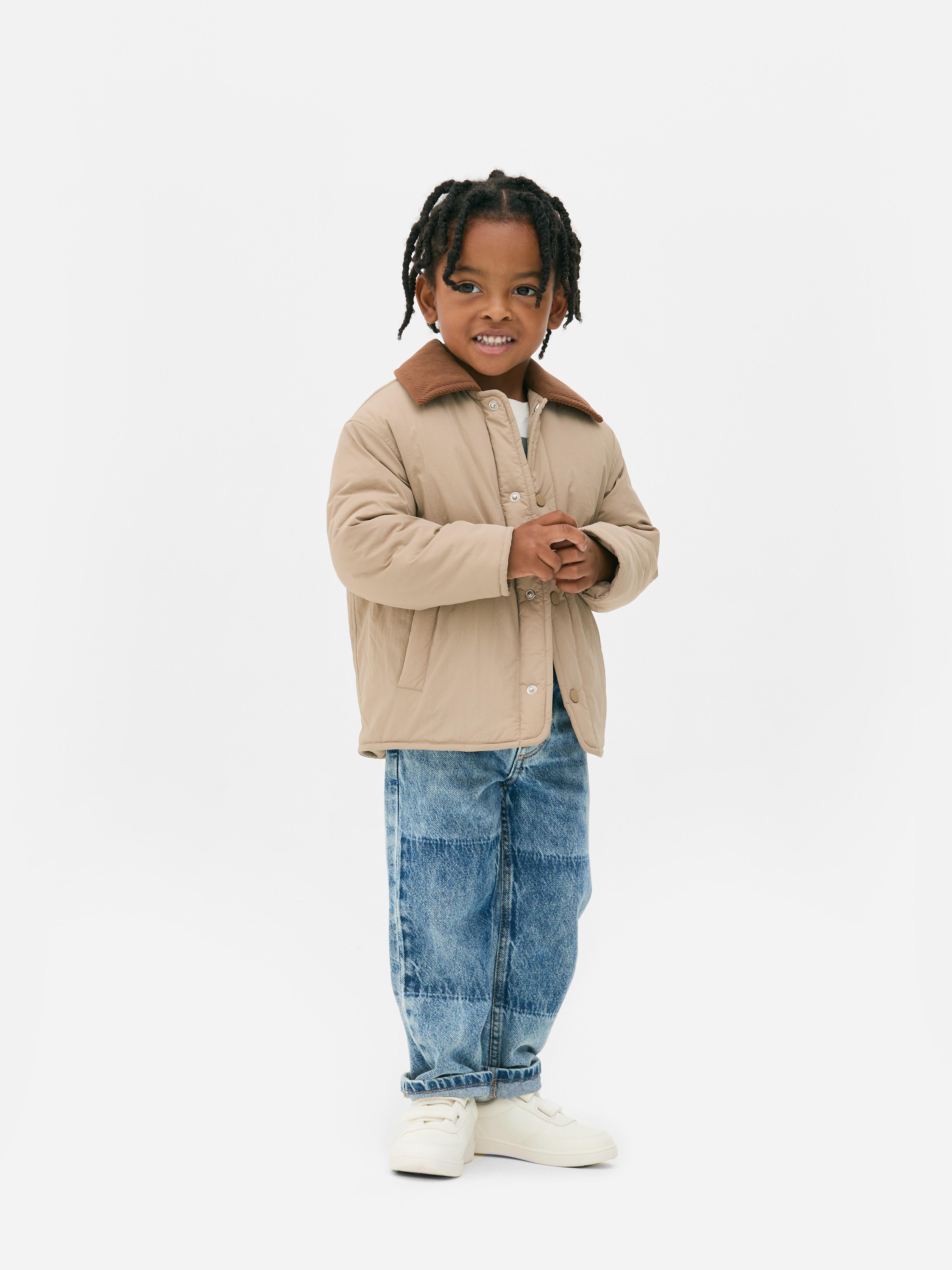 1.5-8yrs | Corduroy Collar Jacket
