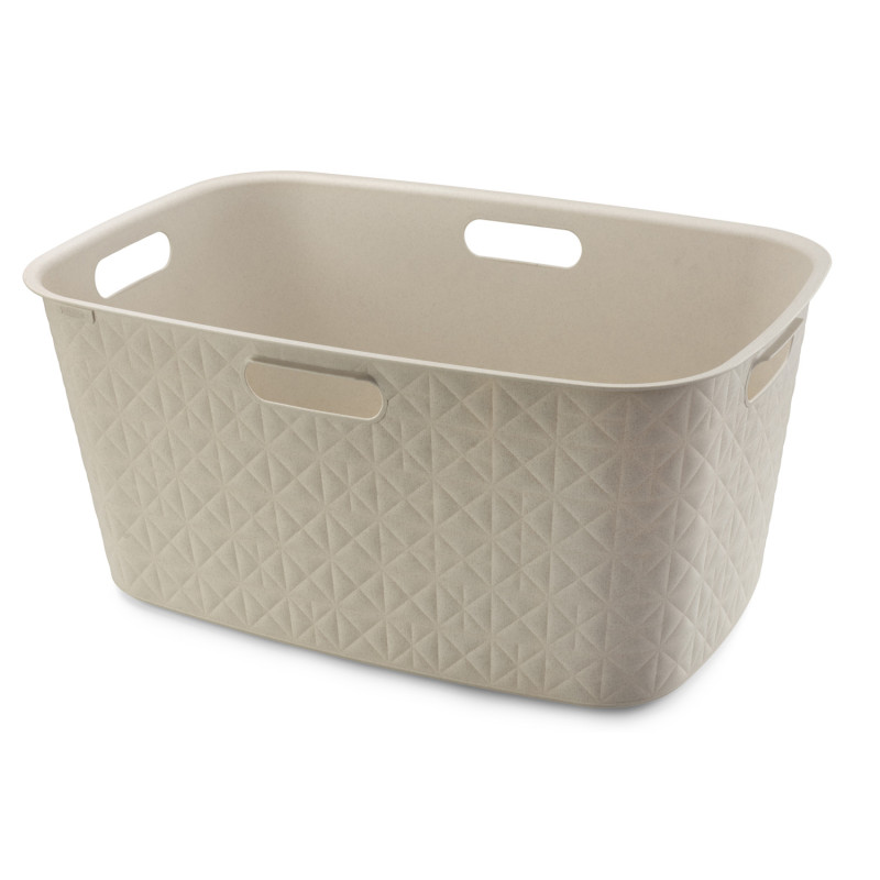 Manne à linge Softex blanche 45 L CURVER