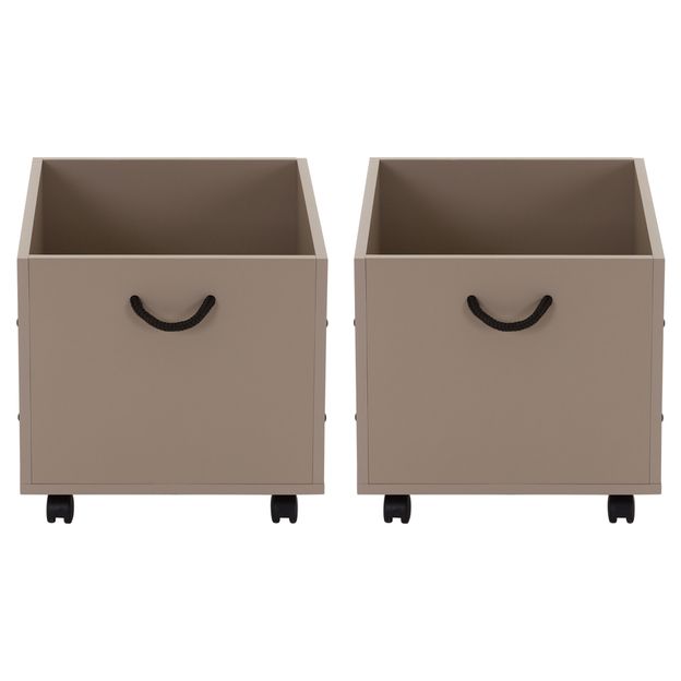 CONJUNTO COM 2 CAIXAS ORGANIZADORAS 37 CM X 39 CM X 50 CM GARATUJA