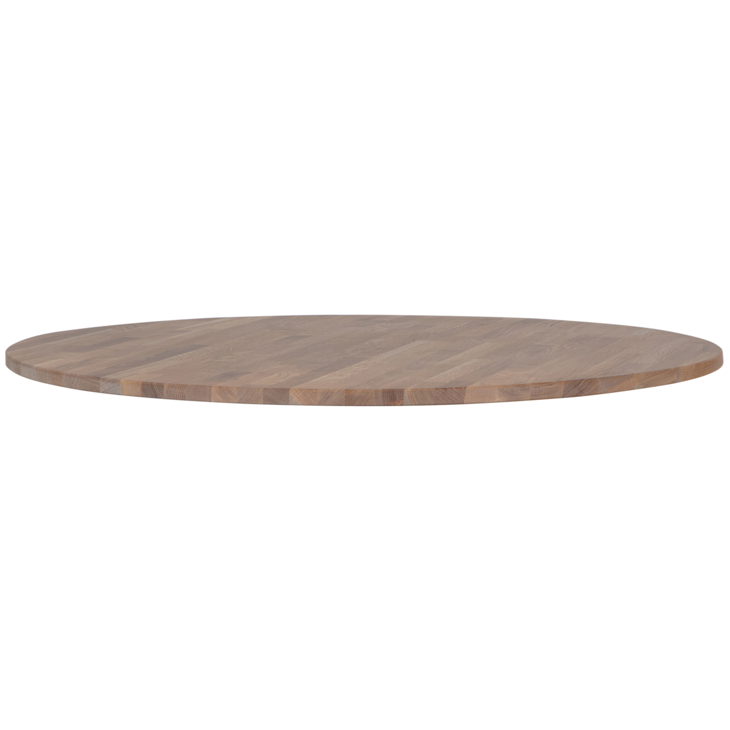 WOOOD tafelblad rond Tablo - Eiken - Grijze Olie - 2,4x120x120