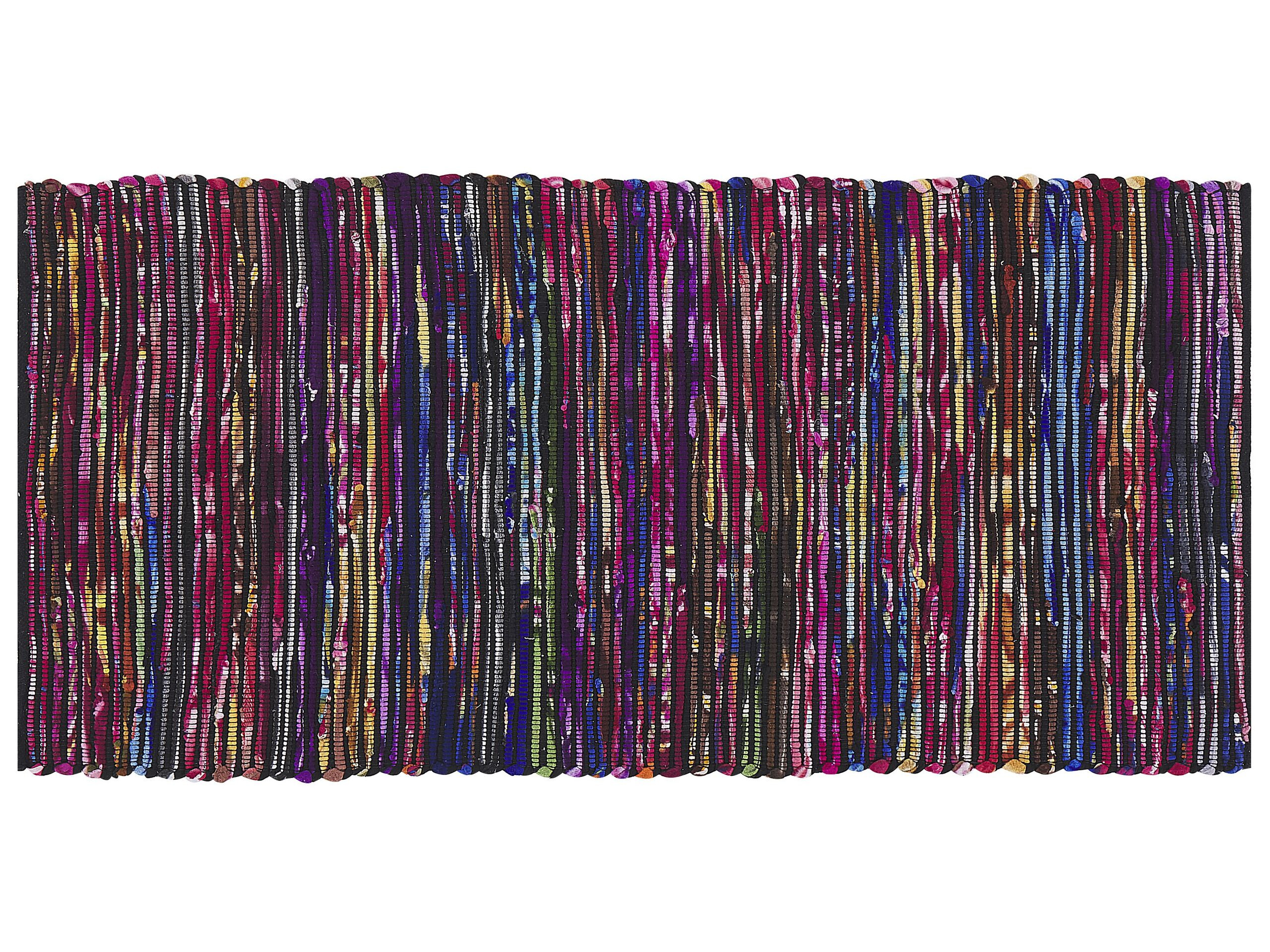 Dywan bawełniany 80x150 cm wielokolorowy