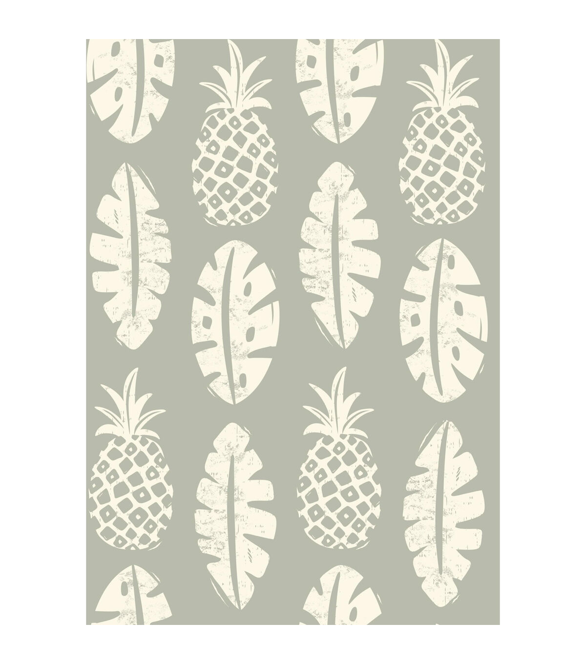 RoomMates 18 x 18' Pineapple Block Print Peel & Stick Wallpaper