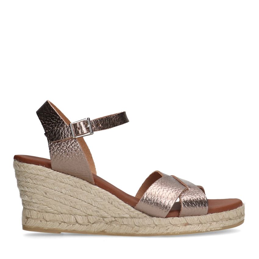 Manfield Cognac leren sleehakken