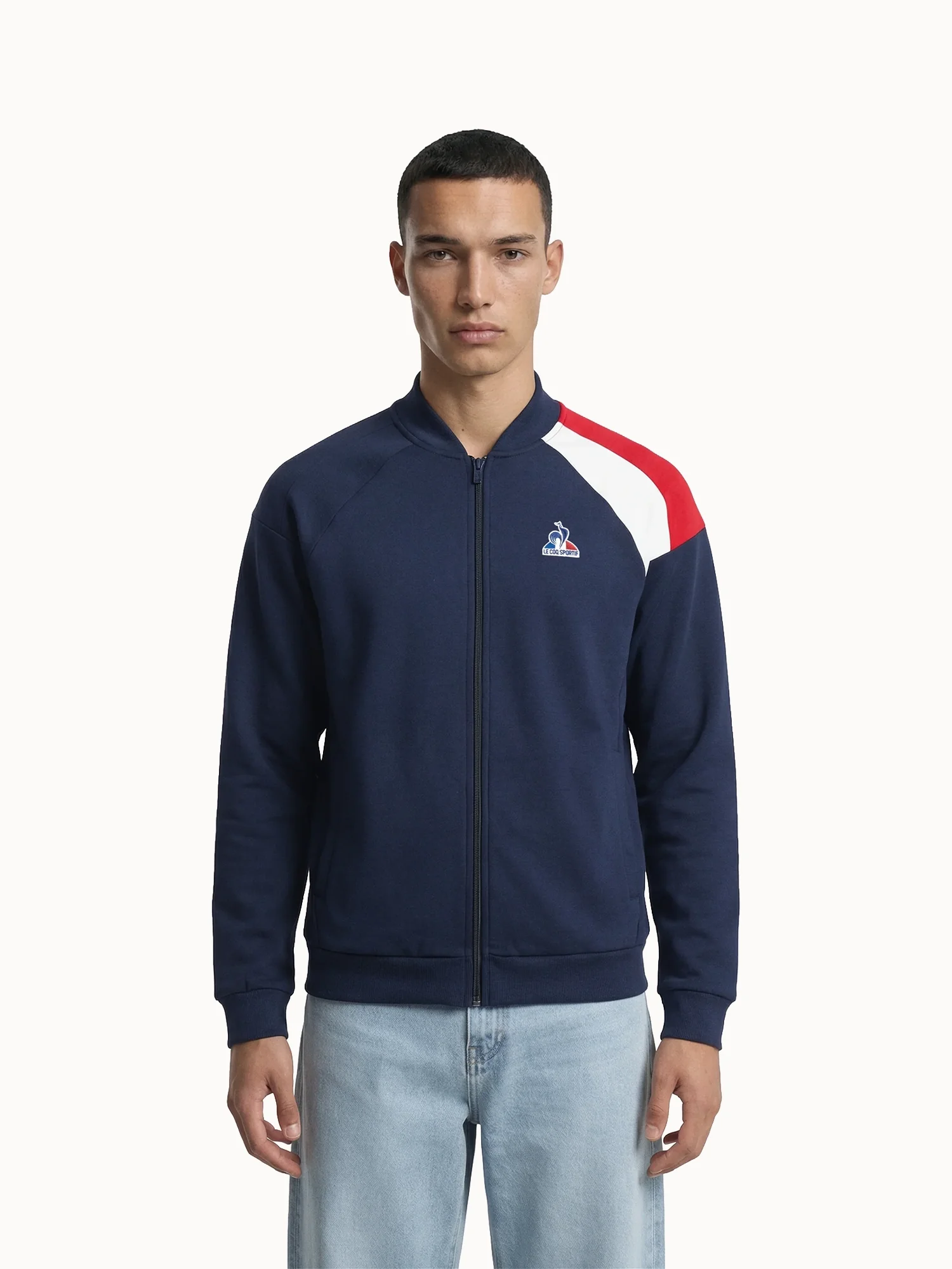 2423324-TRI FZ Sweat N°2 M dress blues | Sweat zippé Homme