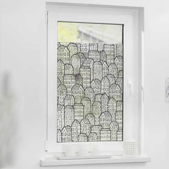Fensterfolie, Polyvinylchlorid (PVC), Format: 50 x 100 cm (B x L) cm