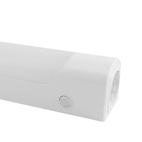 Applique murale de salle de bain LED intégrée 400lm 5W IP20 blanc neutre GoodHome blanc