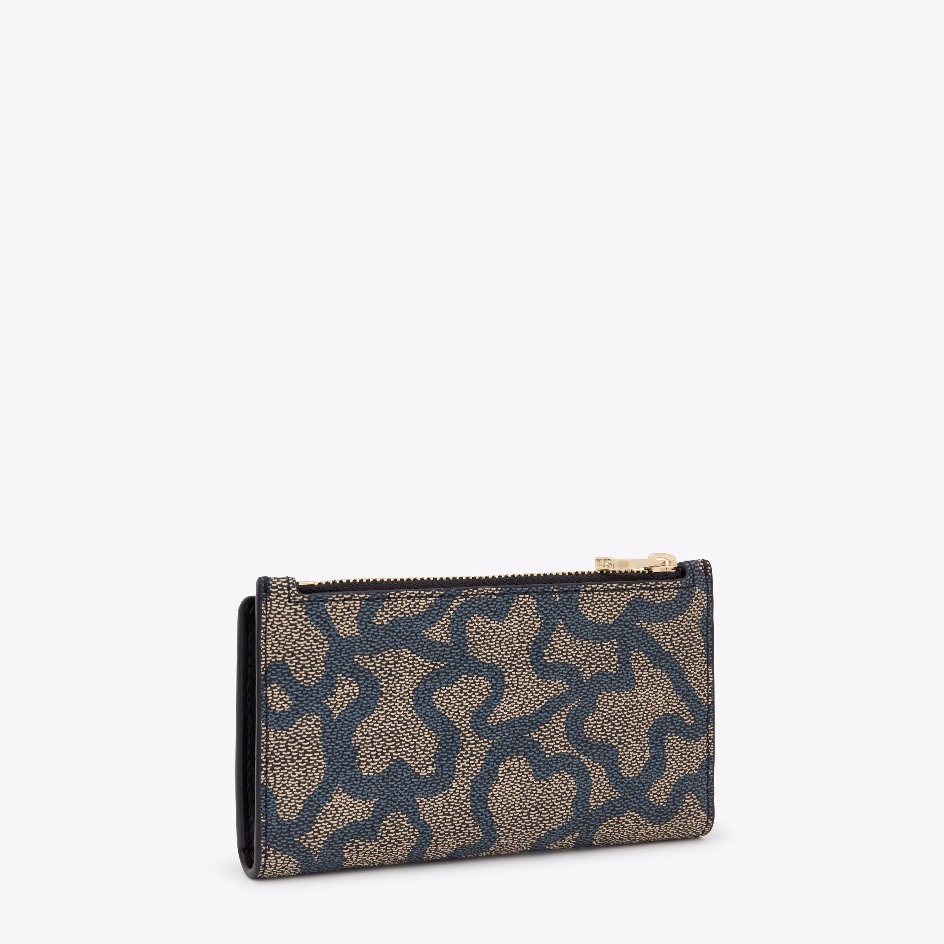Cartera Flat negra Kaos Icon