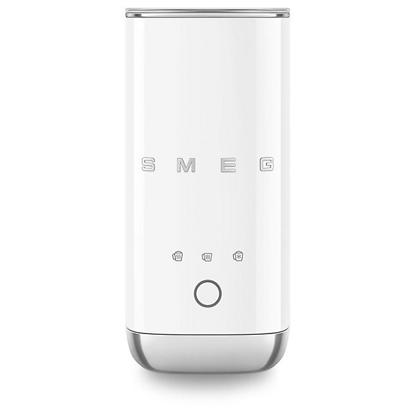 Emulsionneur de lait 500w 0.12 / 0.18l blanc Smeg MFF02WHEU années 50