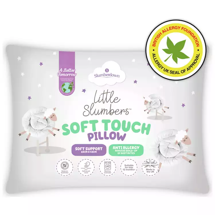 Slumberdown Little Slumbers Anti-Allergy Pillow - Cot Bed