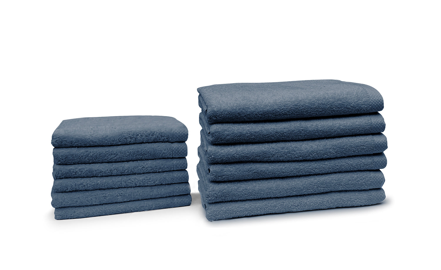 Eleganzzz Badgoedset 100% Katoen - ocean blue - 12-delig