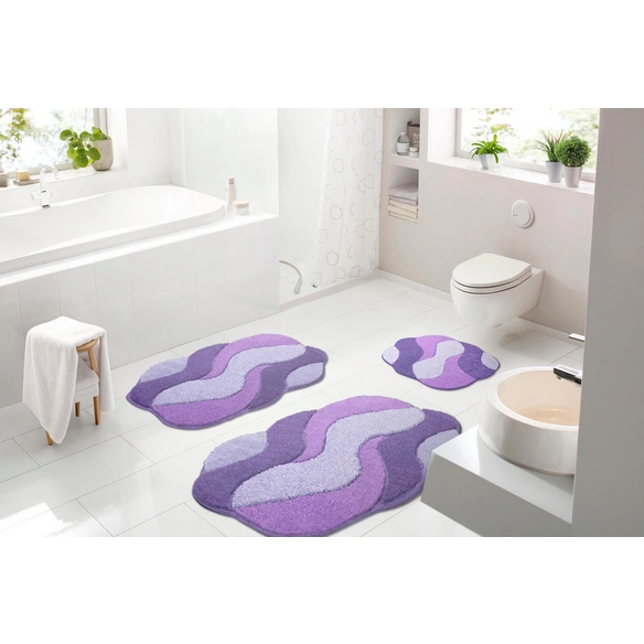 Badematte »Carmen«, BxL: 60 x 100 cm, flieder, aus 100% Polyacryl