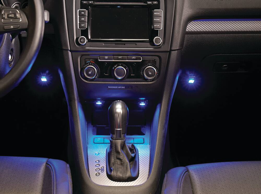 TYPE S Smart Micro Dash Light Kit with Instant Plug & Glow, 4-pc