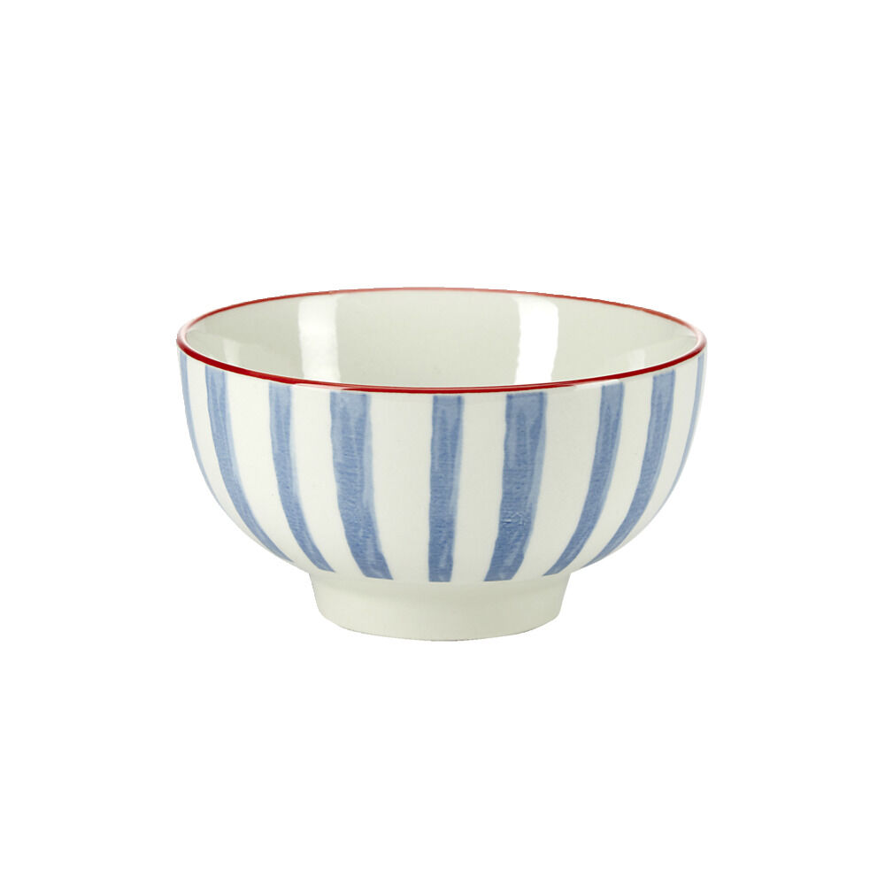 Coupelle porcelaine "Buon Appetito" blanche et bleue Ø11,5cm