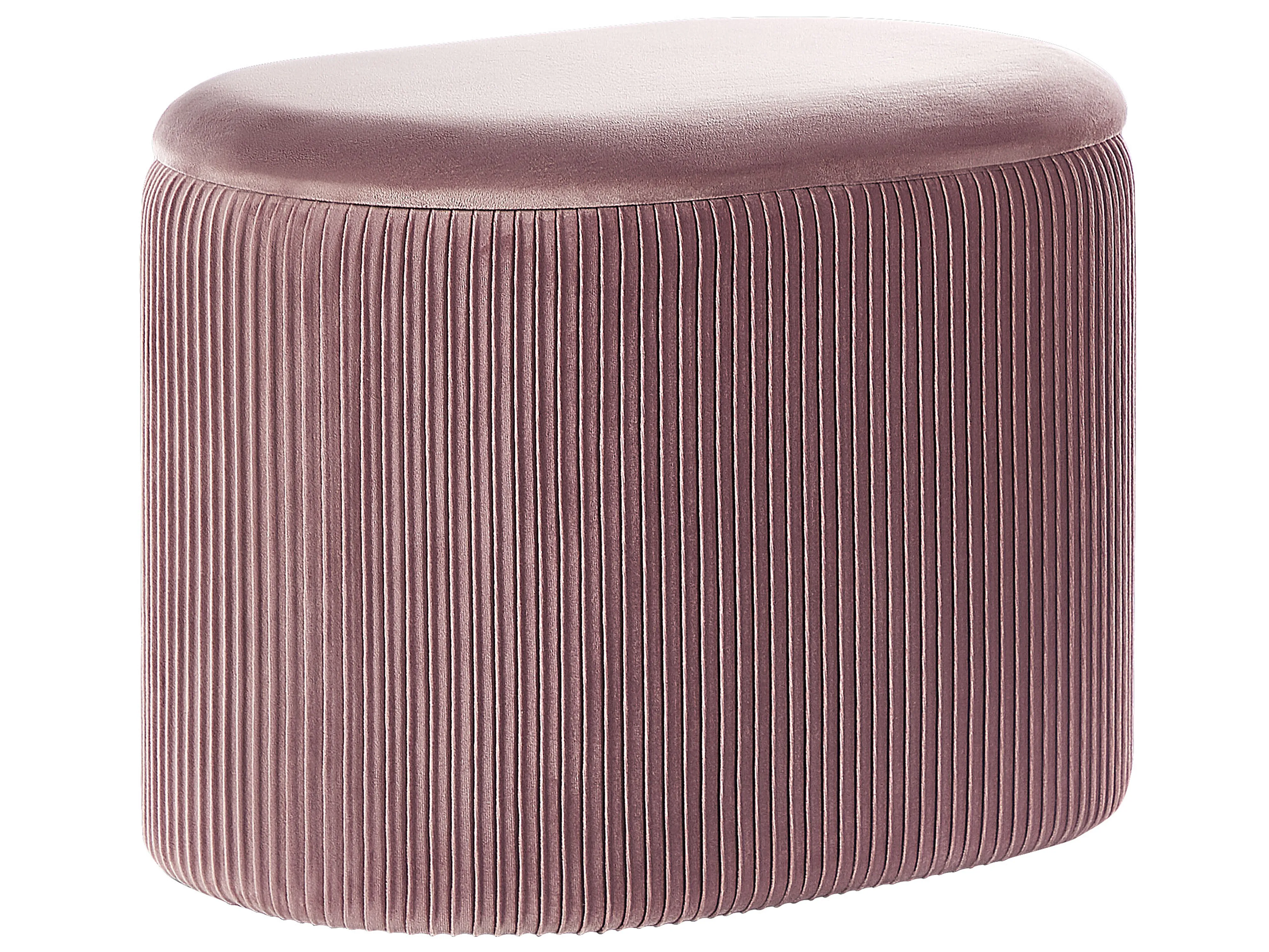 Storage Pouffe RICHLAND Velvet Pink