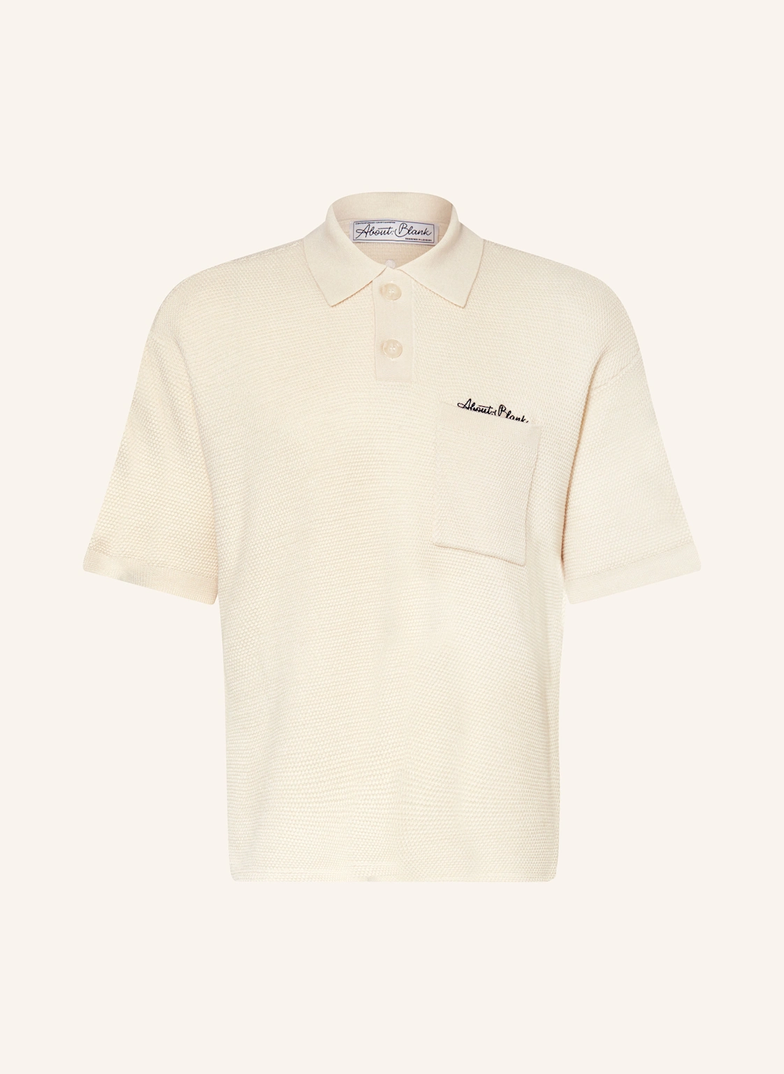 about:blank Piqué-Poloshirt Relaxed Fit