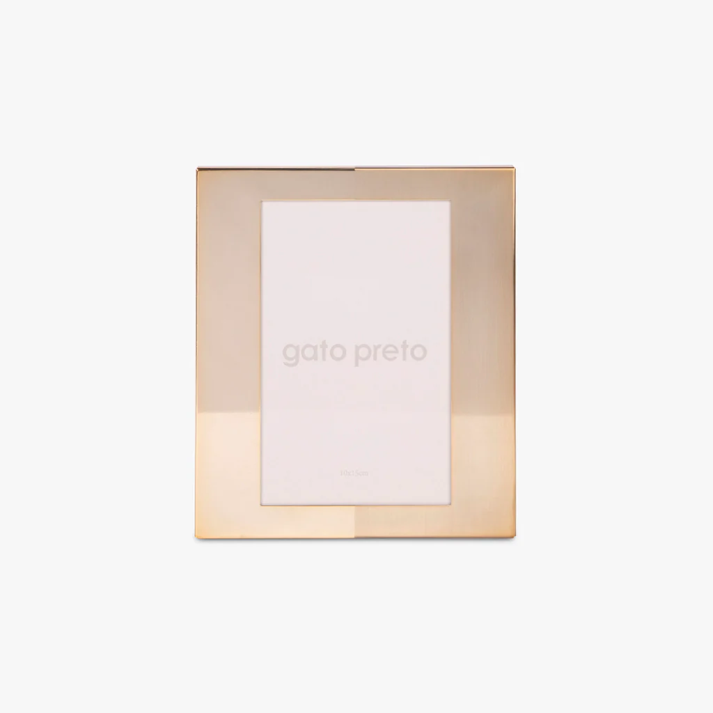 Moldura Tons Dourado 10x15 SHINY & BRUSHED