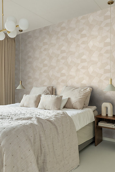 Origin Wallcoverings papier peint graphique 3D blanc cassé 53 cm x 10.05 m