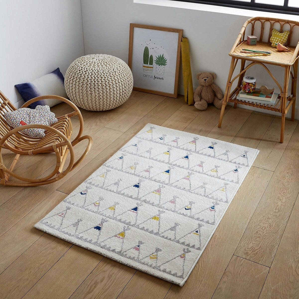 Tapis enfant motif tipis, Zoupiou