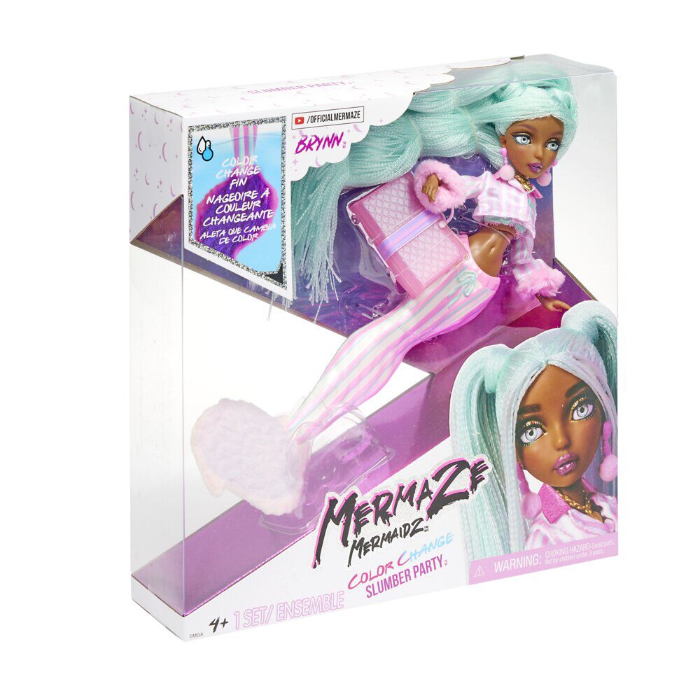 Poupée mannequin sirène Mermaze Mermaidz changement de couleur L34cm (5 modèles)
