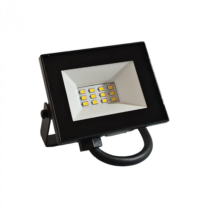 Naświetlacz halogen czarna LED 10W 6500K 900lm Ecolight