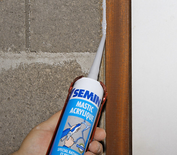 Mastic Acrylique Gris Semin, Intérieur/Extérieur, Cartouche de 310 ml (Lot de 5)