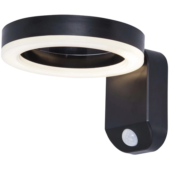LED-Solarleuchte »Zayn«, 40x 0,5 W, 500 lm, 3000 K, schwarz, mit Bewegungsmelder