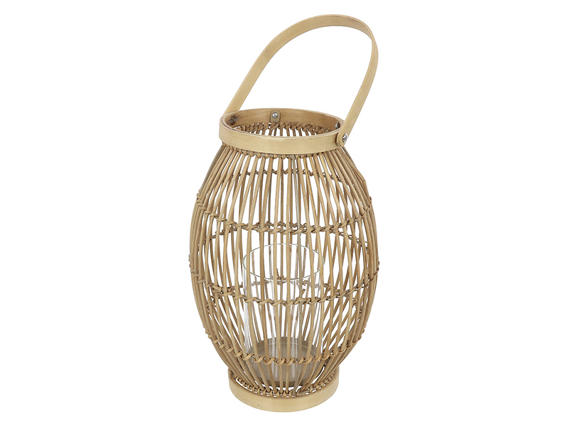 Latarenka ratanowa 50 cm beżowa