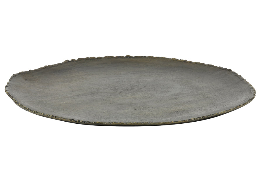 Light & Living schaal XIBOR - 52x51x2.5cm - brons