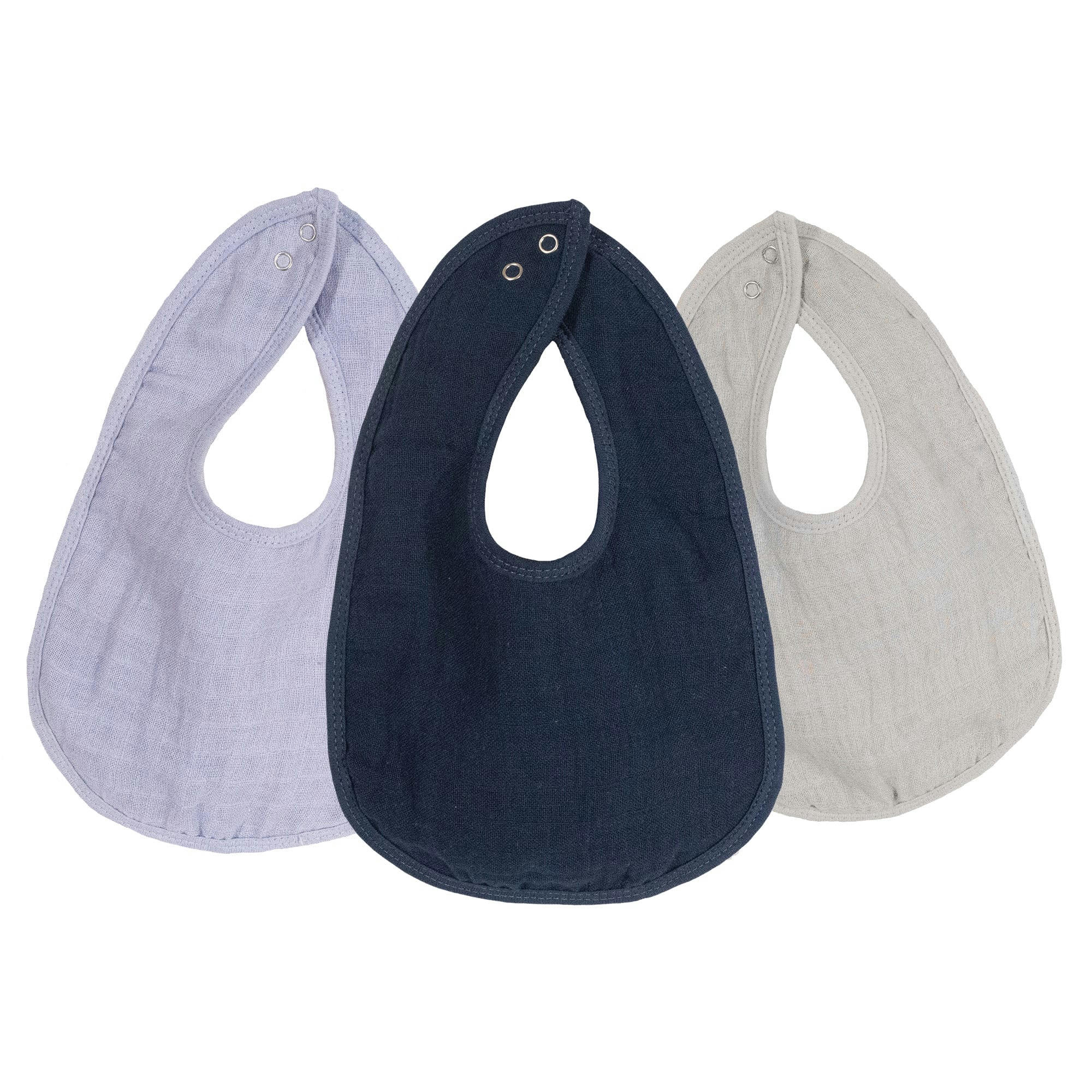 - 3 bavoirs bébé 1er âge bébé  Bleu