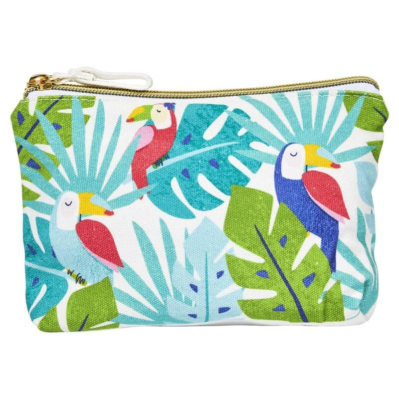- Pochette coton toucans