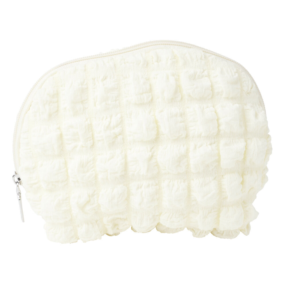 Trousse de maquillage blanche 22x4xH15cm