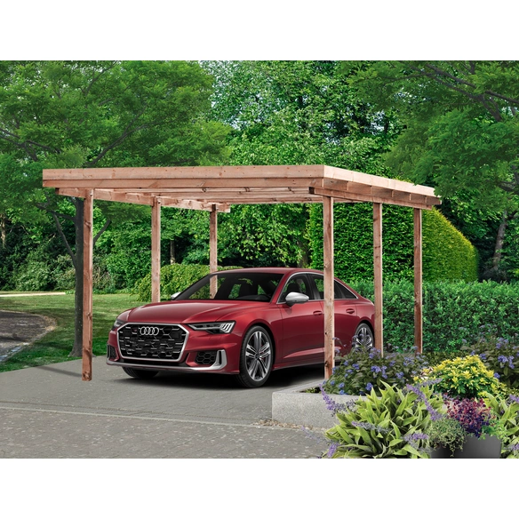 Carport, BxHxT: 304 x 235 x 510 cm, Lärche