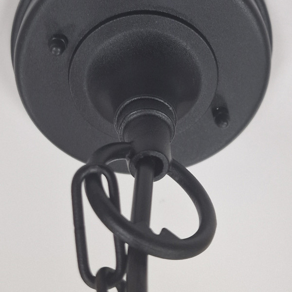 Lampa sufitowa zewnętrzna Chapel czarna 1 x E27 x 60W IP44 Elstead