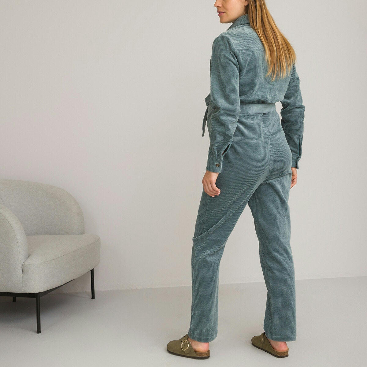 Combinaison pantalon de grossesse, velours côtelé