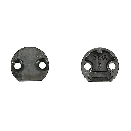 Gâche tringle simple à entailler pour menuiserie bois 25mm zamak - FERCO - 0-0319A-00-0-1
