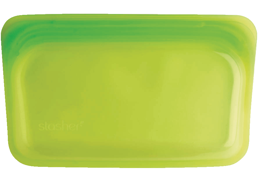 Stasher Reusable Silicone Snack Bag Food Storage with Airtight Seal, Assorted, 290-mL