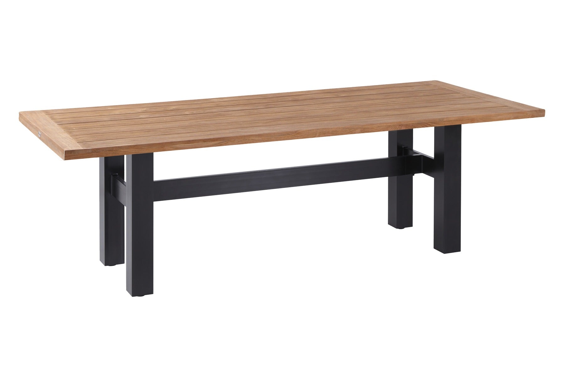 Hartman Heron dining tuintafel 240x100 cm. - Zwart Teak