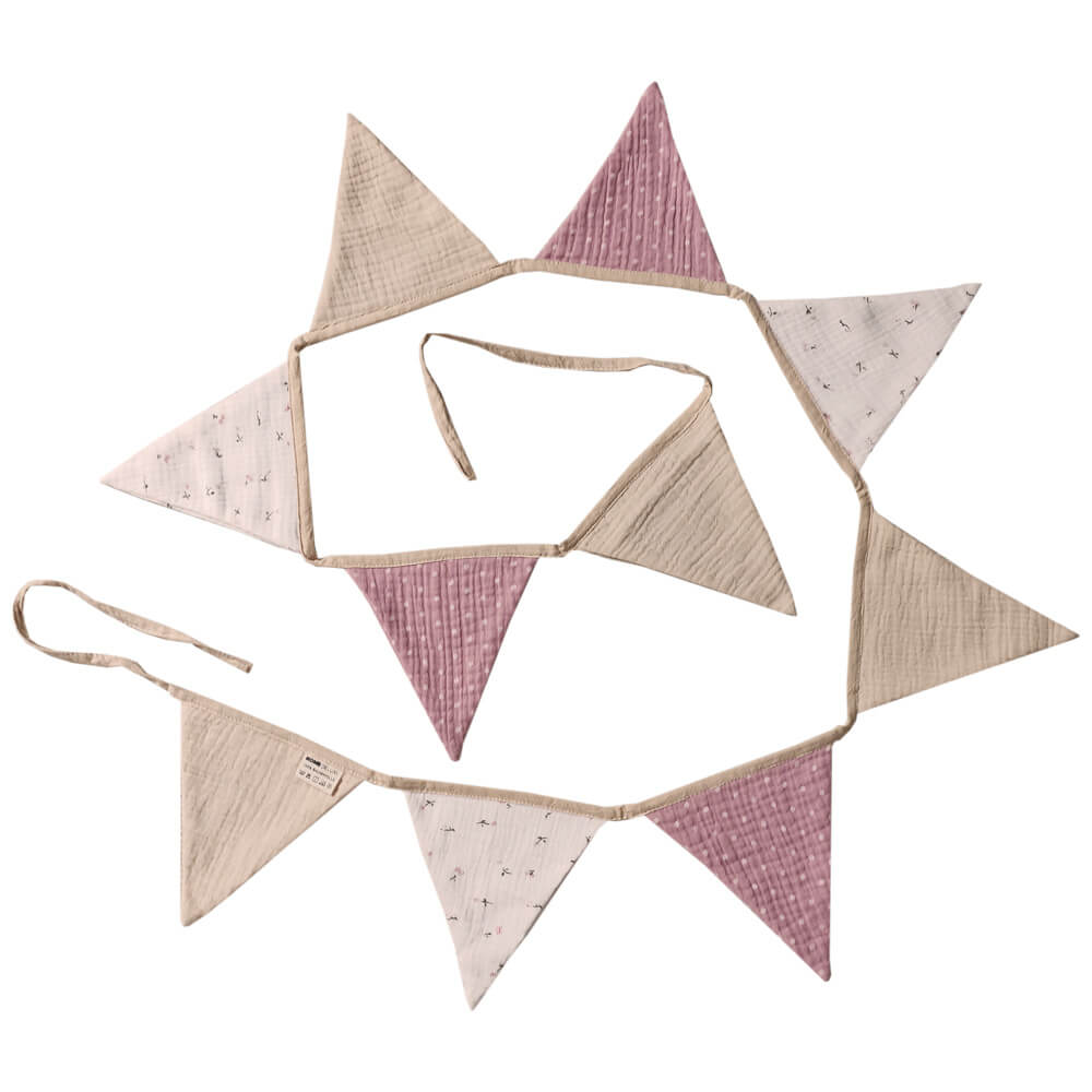 Home Luxe wimpelketting LINDO beige