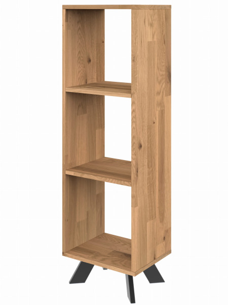 Regał dębowy TOLEDO BOX na książki i segregatory LOFT H3S1