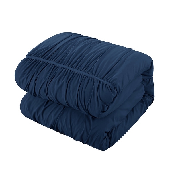 Chic Home Hallstatt 20 Piece Designer Bed in a Bag Comforter Set, Navy