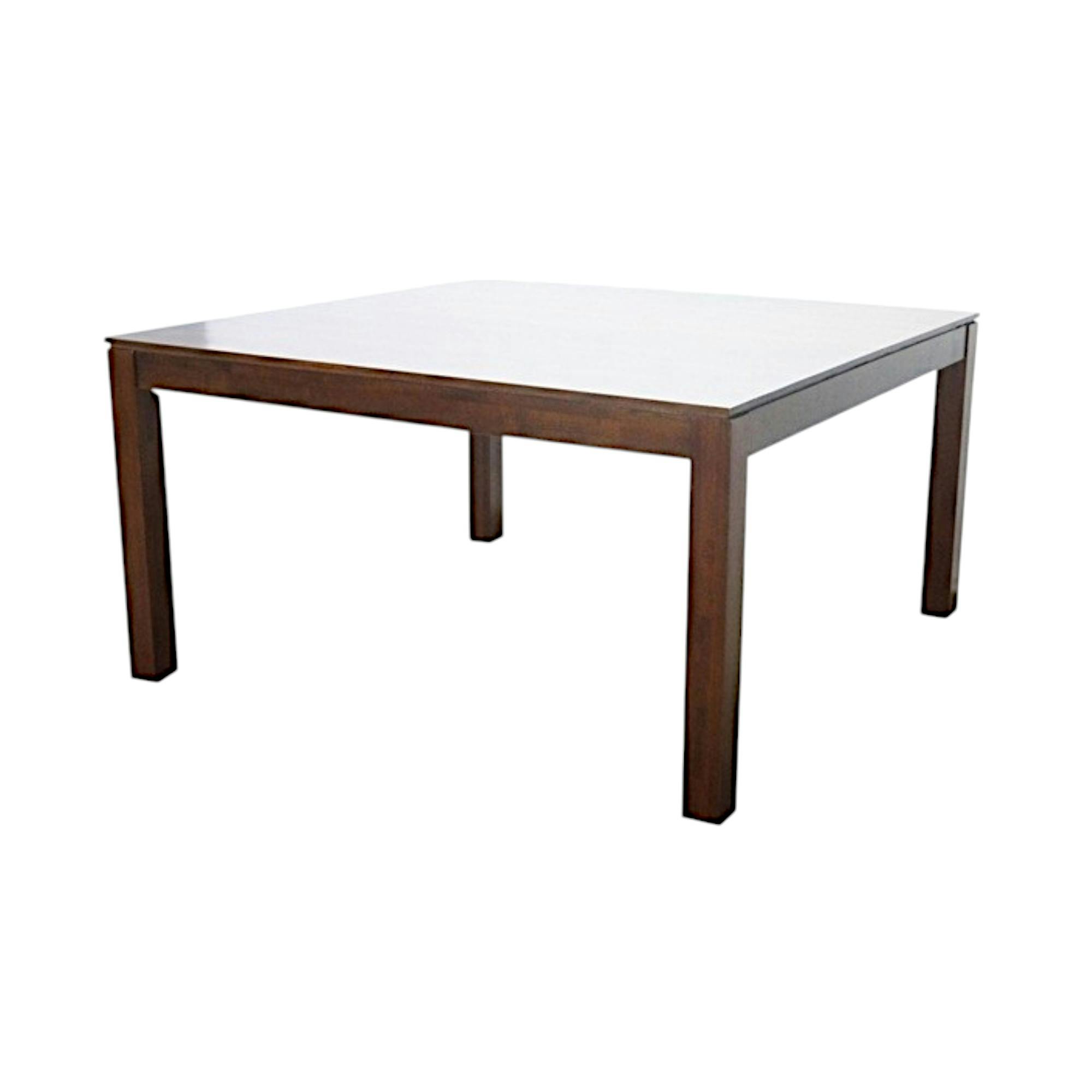 Table de repas carrée Hévéa 150x150x76cm HELENA