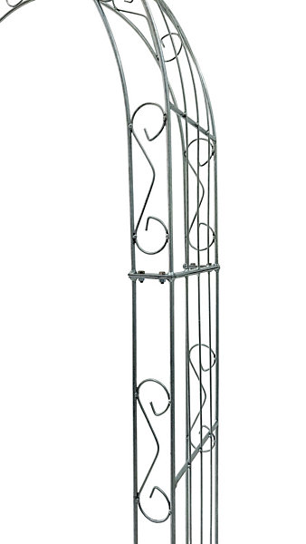 Arche de jardin LEA with sommet arrond - 140 cm Galvanisé