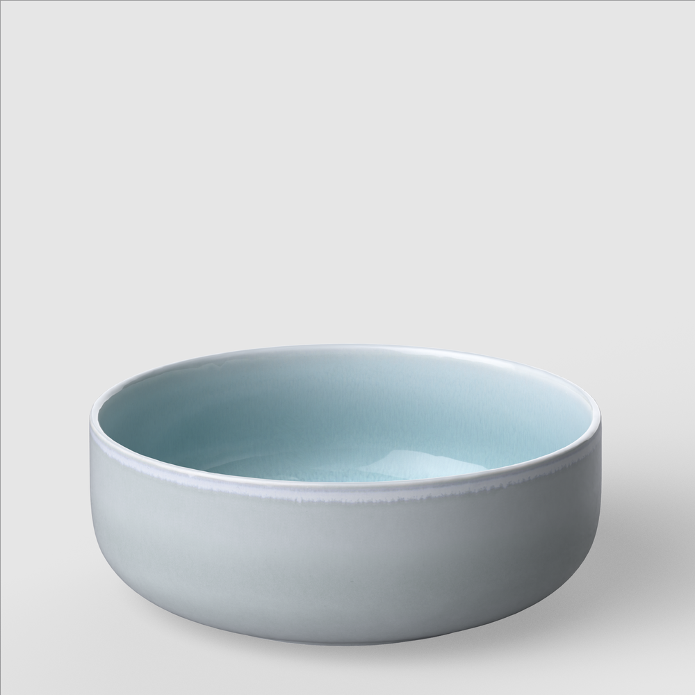 Crafted Serving Bowl - Blue, 18.6 oz, Premium Porcelain