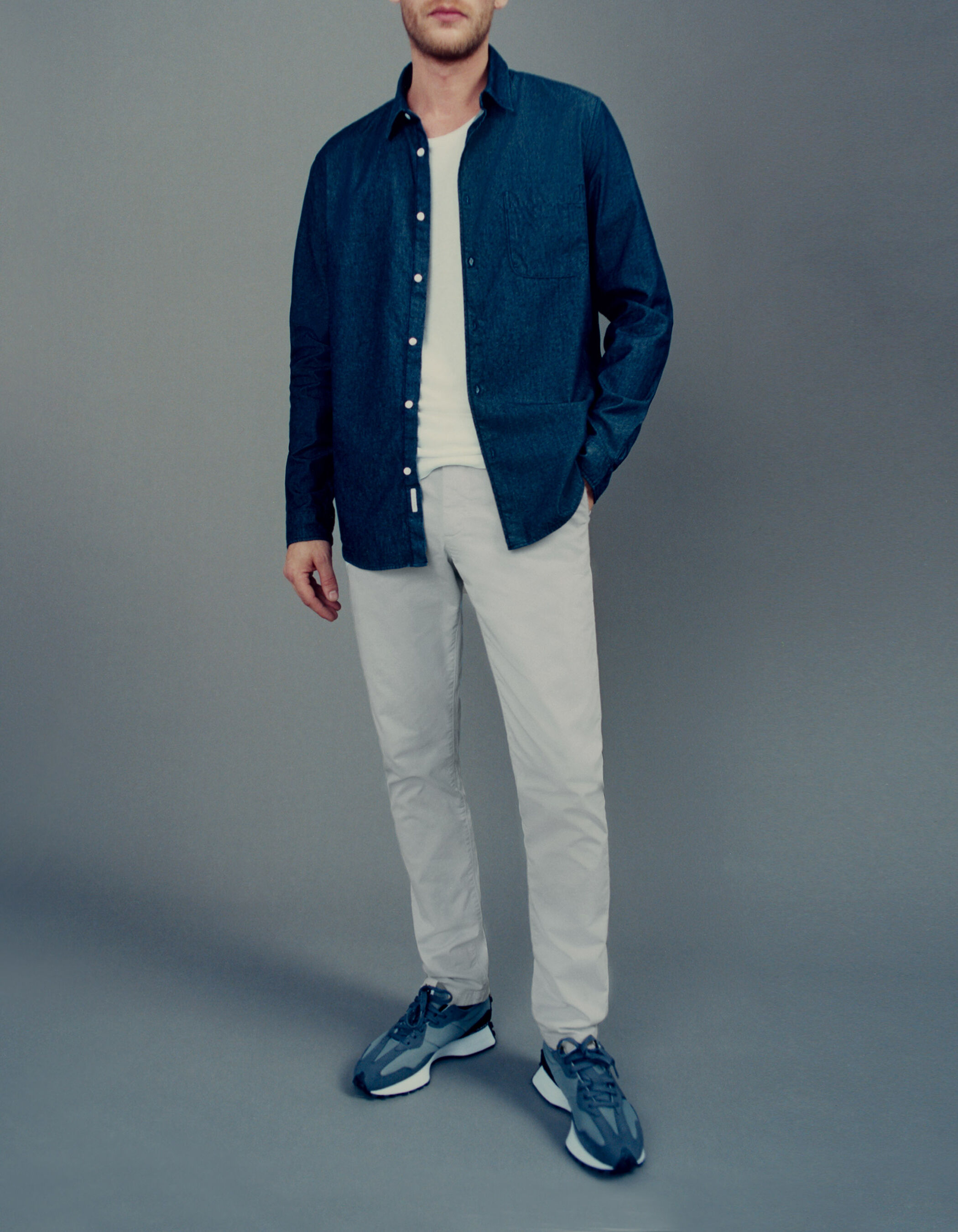 Pantalon chino SLIM beige Homme