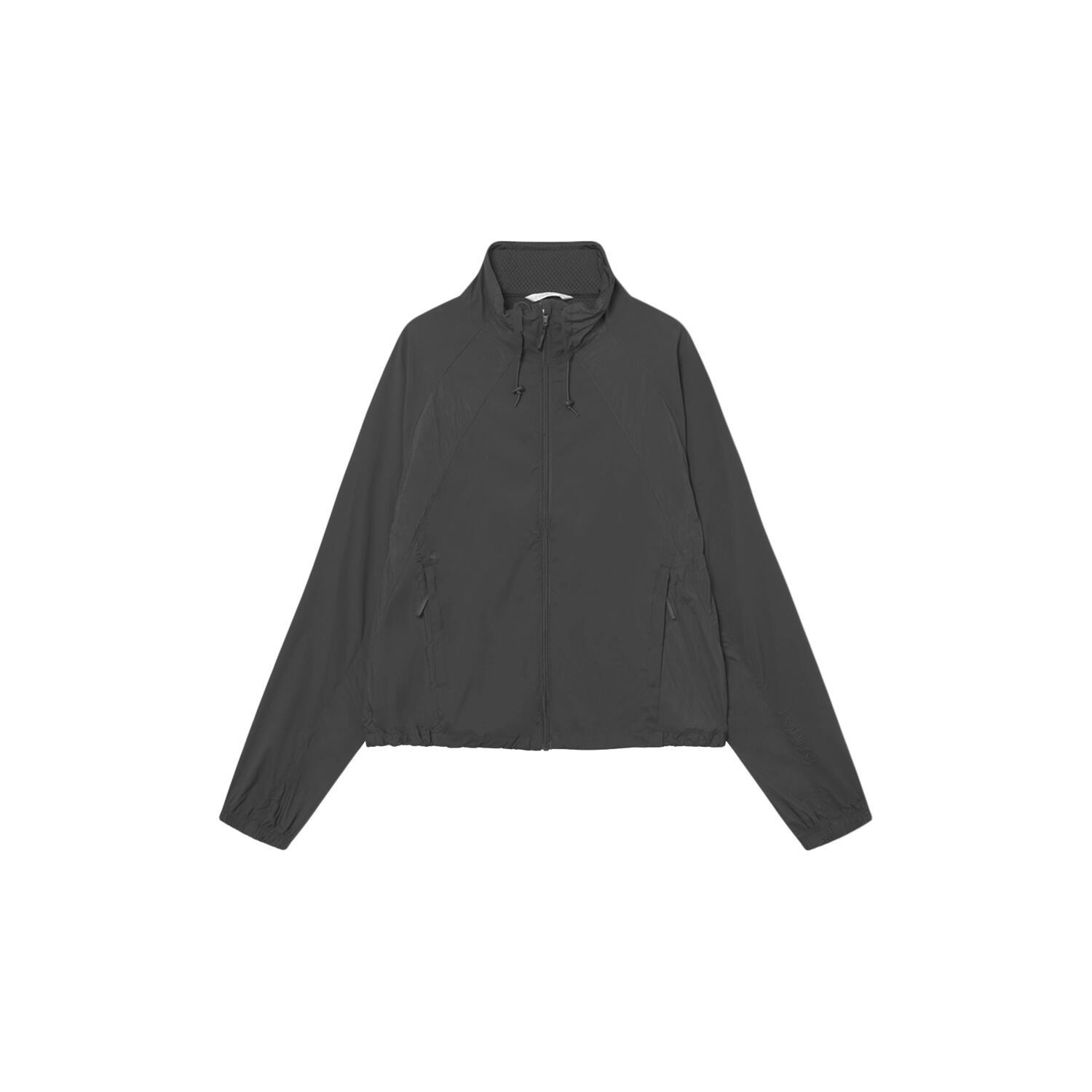 Track Jacket Oversized Kia, almost black